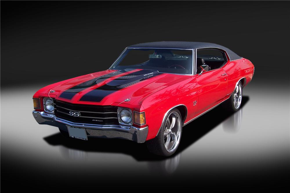 1972 CHEVROLET CHEVELLE CUSTOM 2 DOOR COUPE