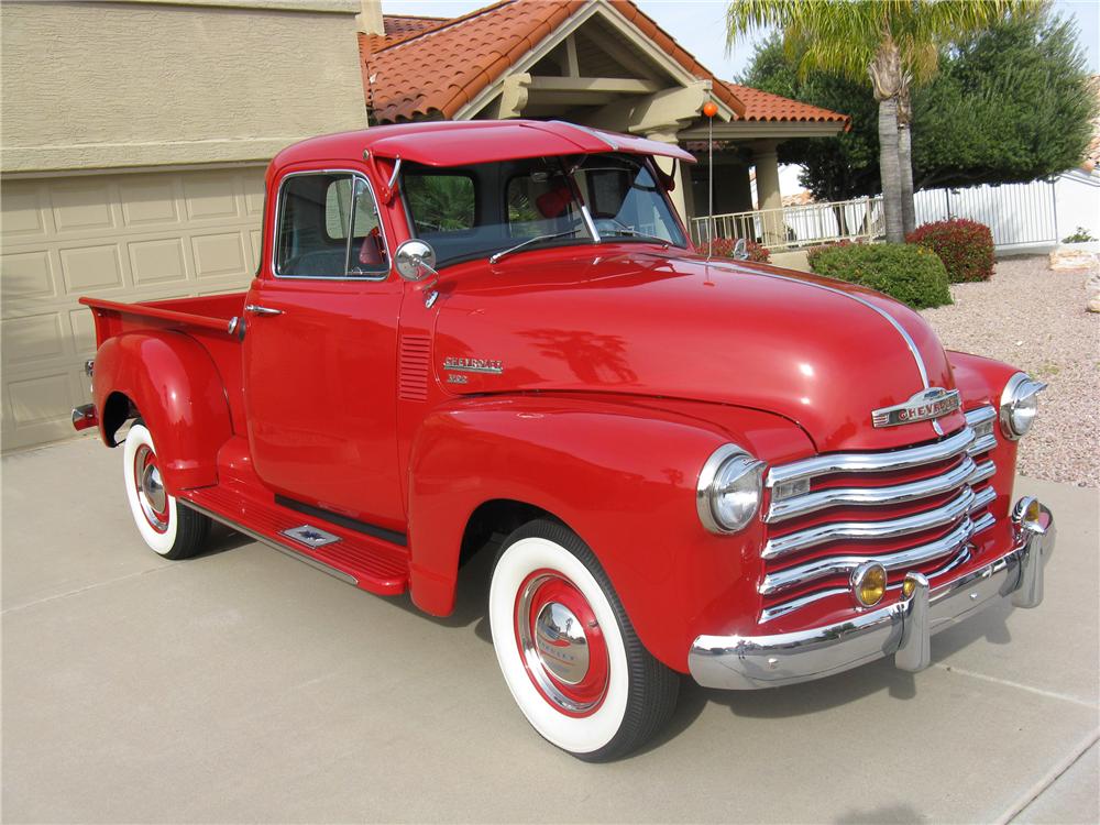 1952 CHEVROLET 3100 5 WINDOW PICKUP