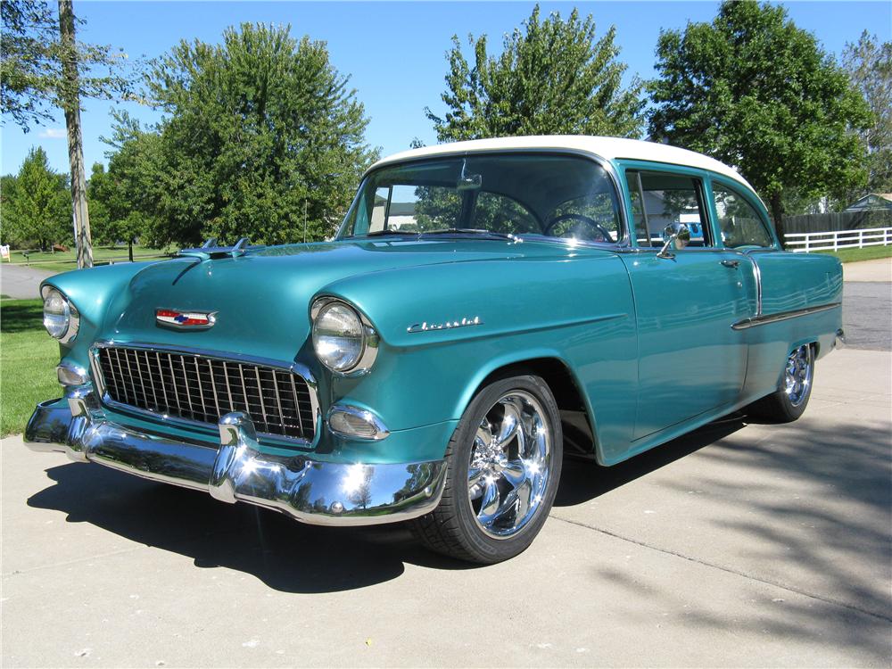 1955 CHEVROLET 210 CUSTOM 2 DOOR SEDAN