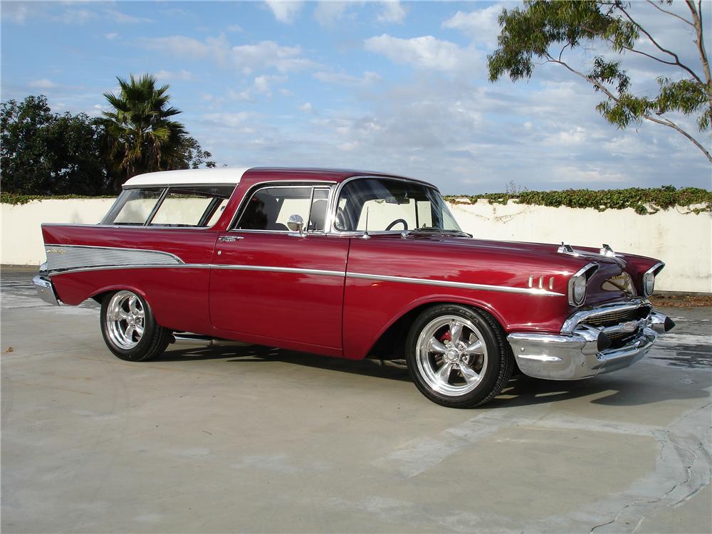 1957 CHEVROLET NOMAD CUSTOM 2 DOOR WAGON