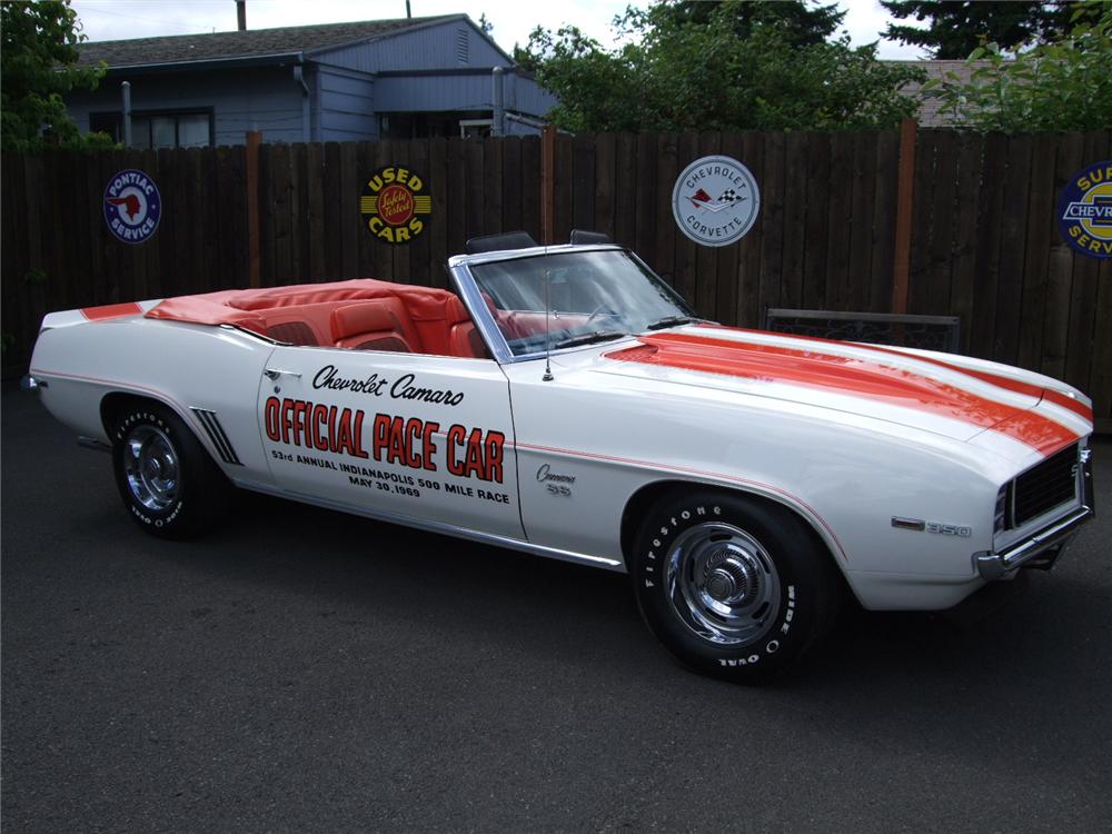 1969 CHEVROLET CAMARO SS PACE CAR CONVERTIBLE