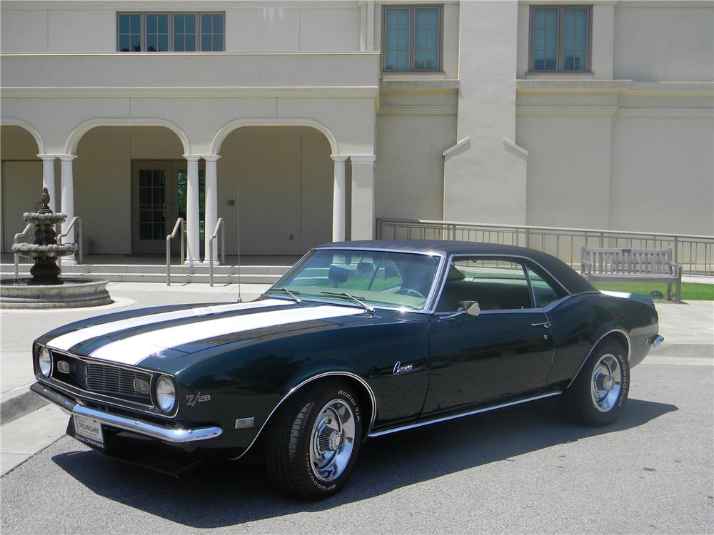 1968 CHEVROLET CAMARO Z/28 2 DOOR COUPE