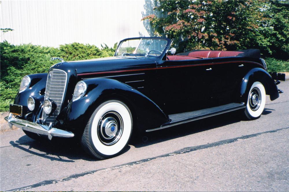 1937 LINCOLN LEBARON CONVERTIBLE SEDAN