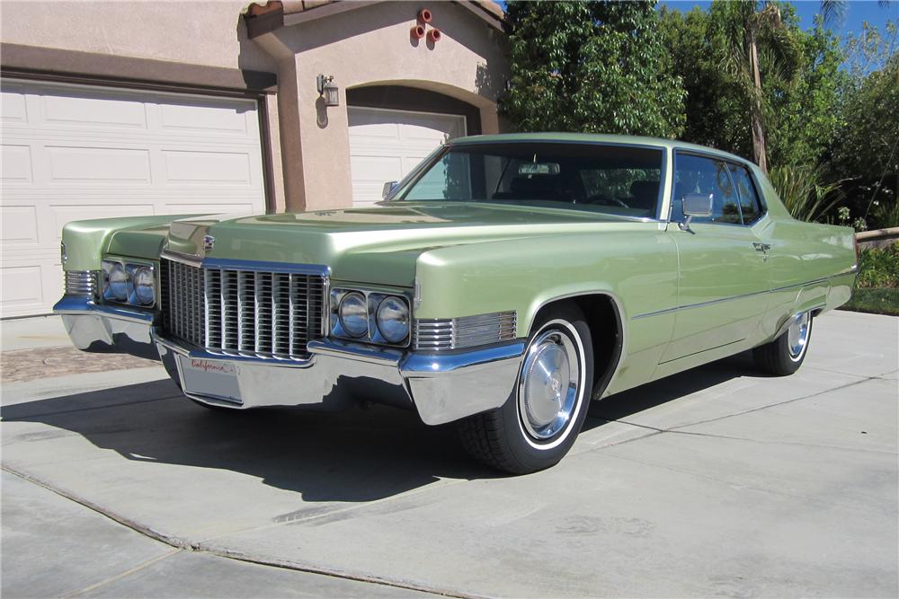 1970 CADILLAC DE VILLE 2 DOOR COUPE