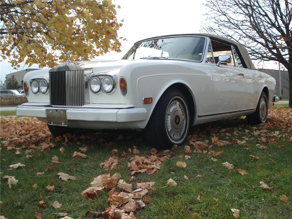 1978 ROLLS-ROYCE CORNICHE 2 DOOR CONVERTIBLE