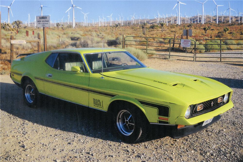 1972 FORD MUSTANG MACH 1 FASTBACK