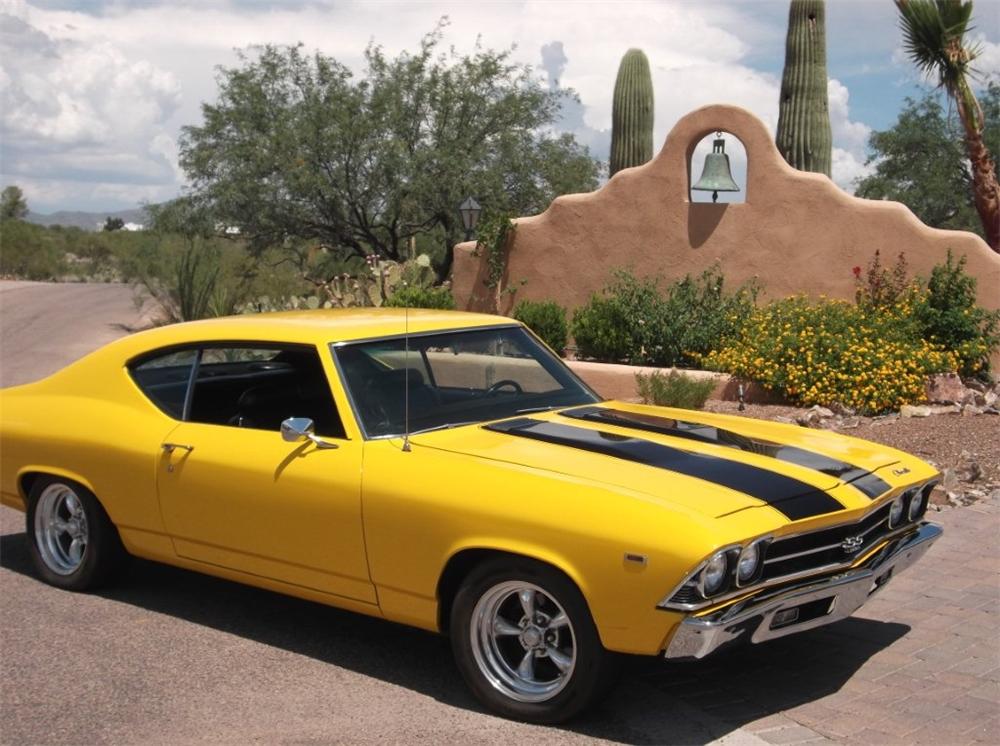 1969 CHEVROLET CHEVELLE CUSTOM 2 DOOR HARDTOP