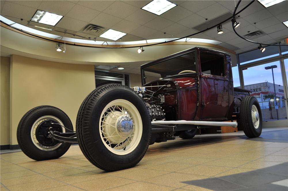 1929 FORD MODEL A CUSTOM CLOSED CAB PICKUP