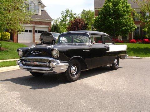 1957 CHEVROLET 150 BLACK WIDOW RE-CREATION