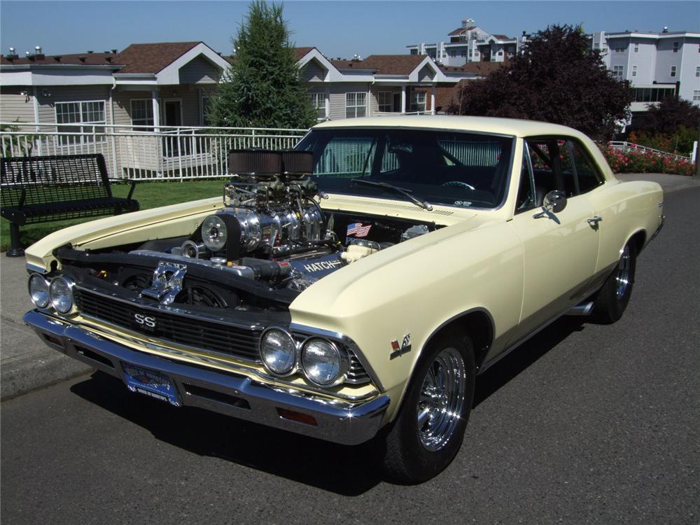 1966 CHEVROLET CHEVELLE CUSTOM 2 DOOR HARDTOP