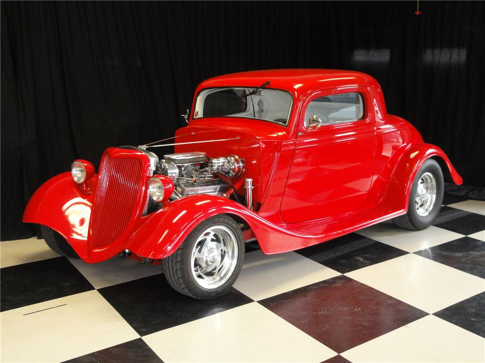 1934 FORD CUSTOM 2 DOOR COUPE