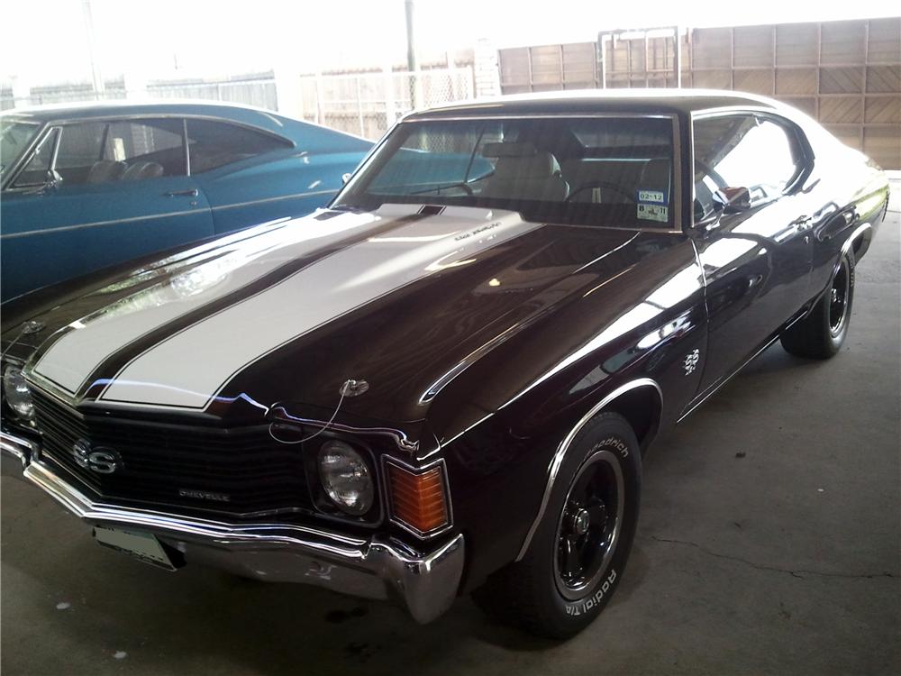 1972 CHEVROLET CHEVELLE CUSTOM 2 DOOR COUPE