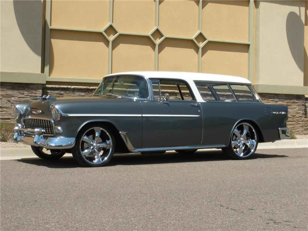 1955 CHEVROLET NOMAD CUSTOM 2 DOOR WAGON