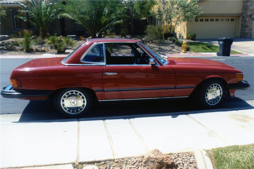 1984 MERCEDES-BENZ 380SL CONVERTIBLE