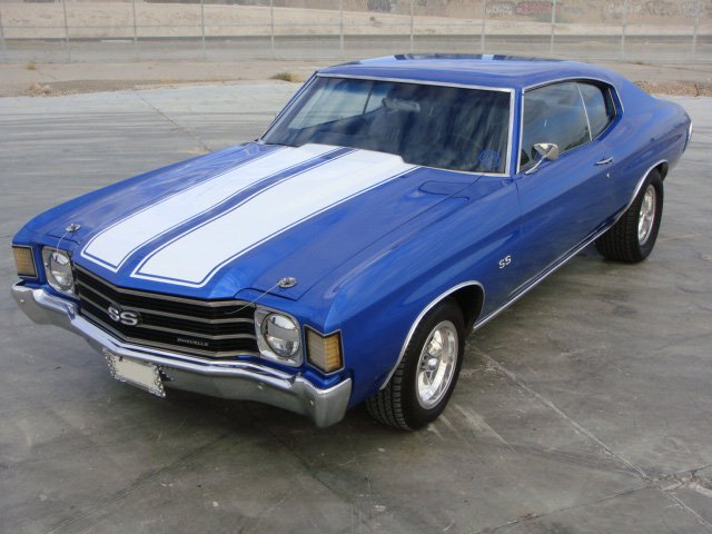 1972 CHEVROLET CHEVELLE MALIBU CUSTOM 2 DOOR COUPE