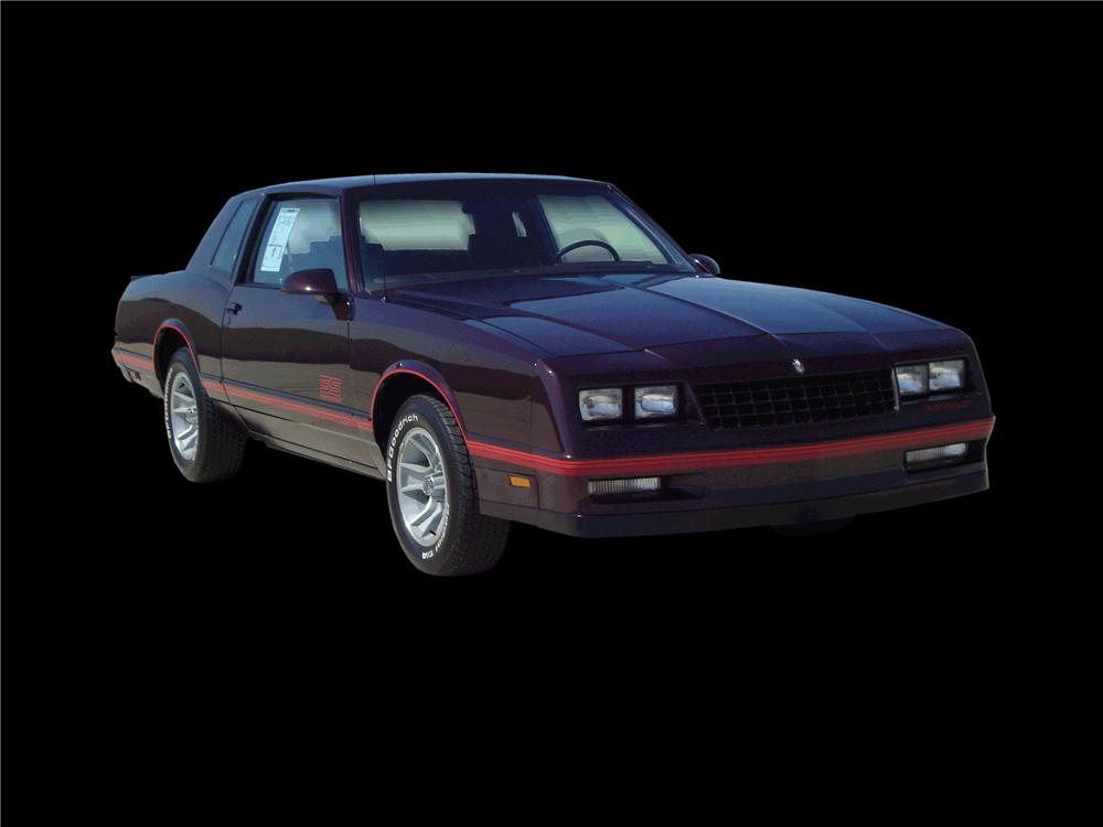 1988 CHEVROLET MONTE CARLO SS 2 DOOR HARDTOP