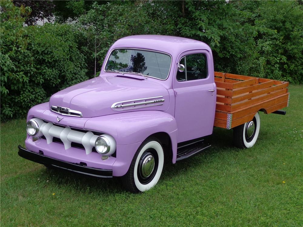 1951 FORD F-3 STAKEBED PICKUP