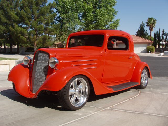 1934 CHEVROLET CUSTOM 3 WINDOW COUPE
