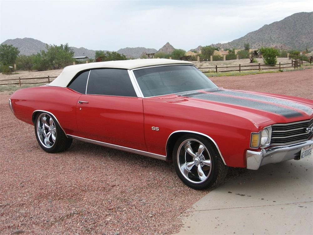 1972 CHEVROLET CHEVELLE CUSTOM CONVERTIBLE