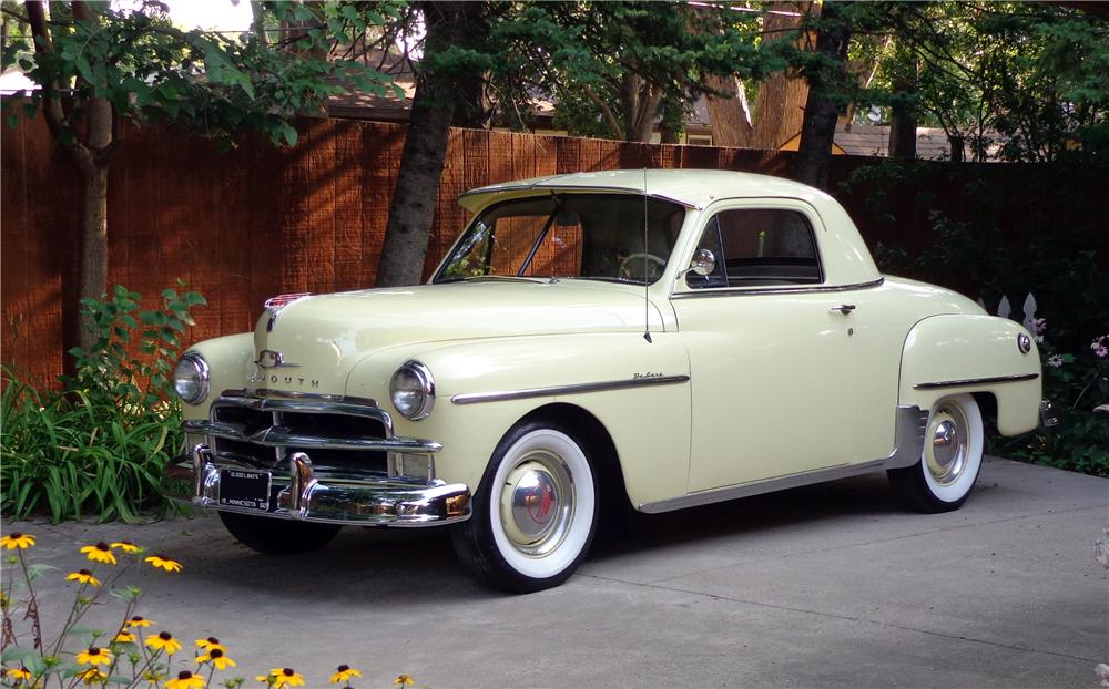1950 PLYMOUTH DELUXE 3 WINDOW COUPE