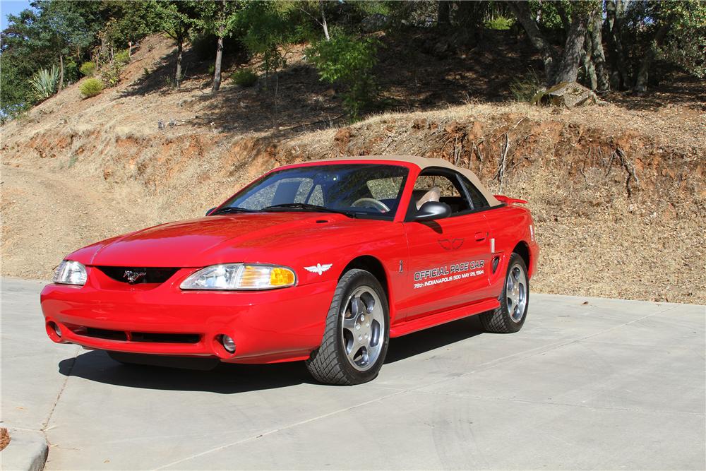 1994 FORD MUSTANG COBRA PACE CAR CONVERTIBLE
