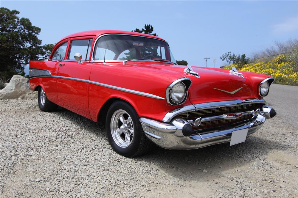 1957 CHEVROLET 210 CUSTOM 2 DOOR SEDAN
