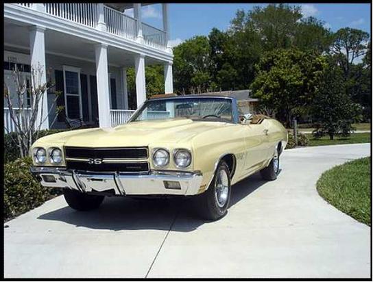 1970 CHEVROLET CHEVELLE SS 396 CONVERTIBLE