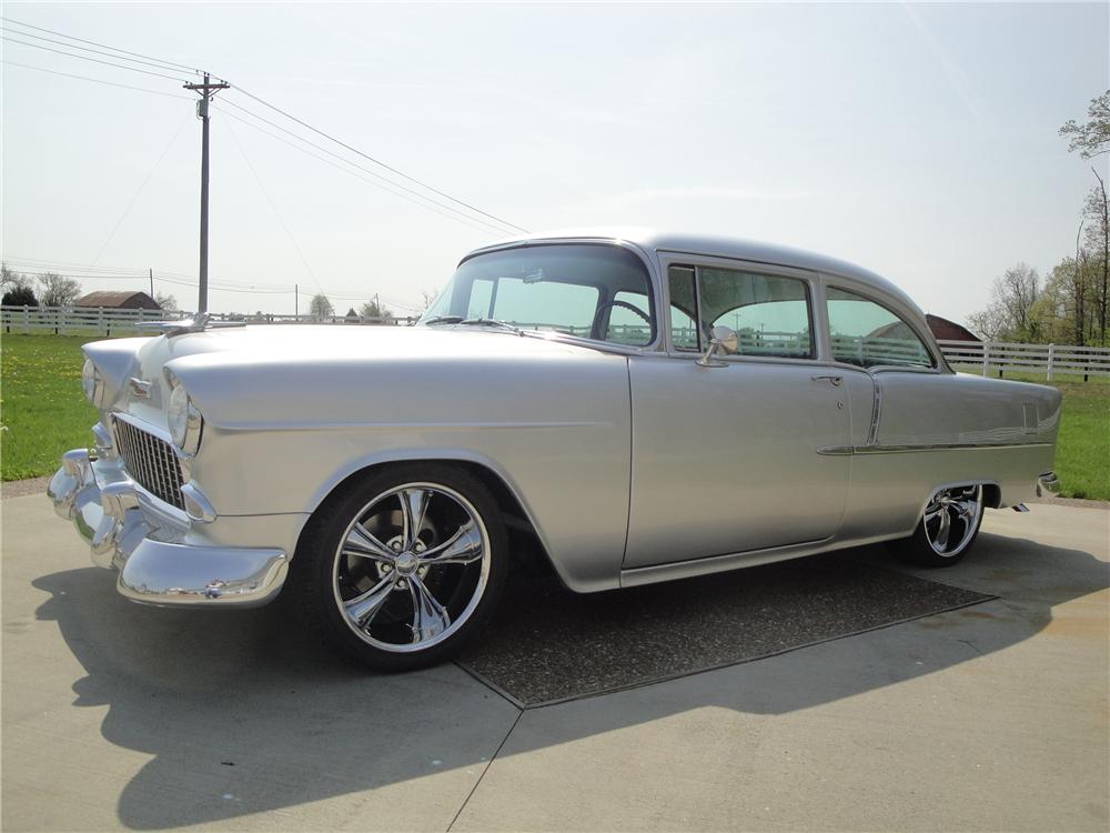 1955 CHEVROLET 150 CUSTOM 2 DOOR SEDAN