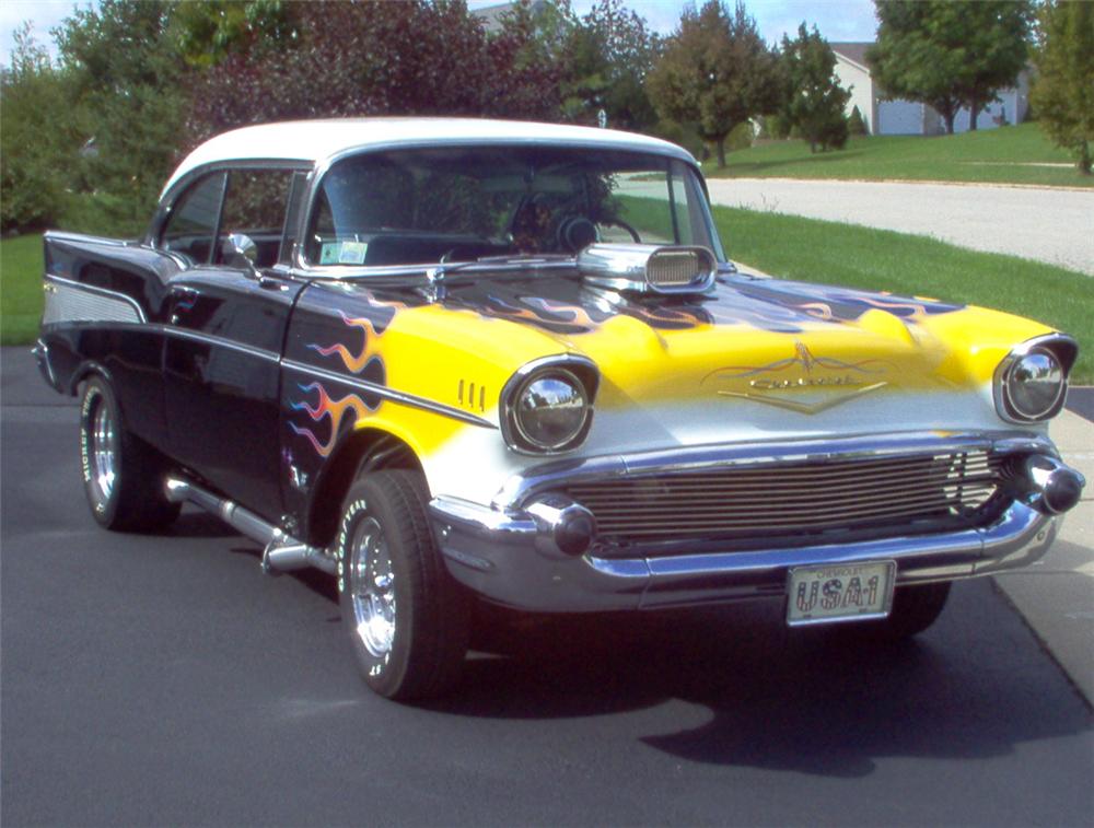 1957 CHEVROLET BEL AIR CUSTOM 2 DOOR HARDTOP