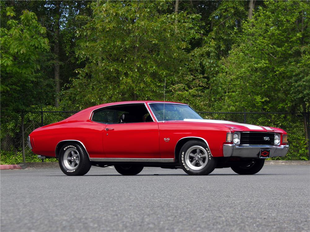 1972 CHEVROLET CHEVELLE SS 454 2 DOOR HARDTOP