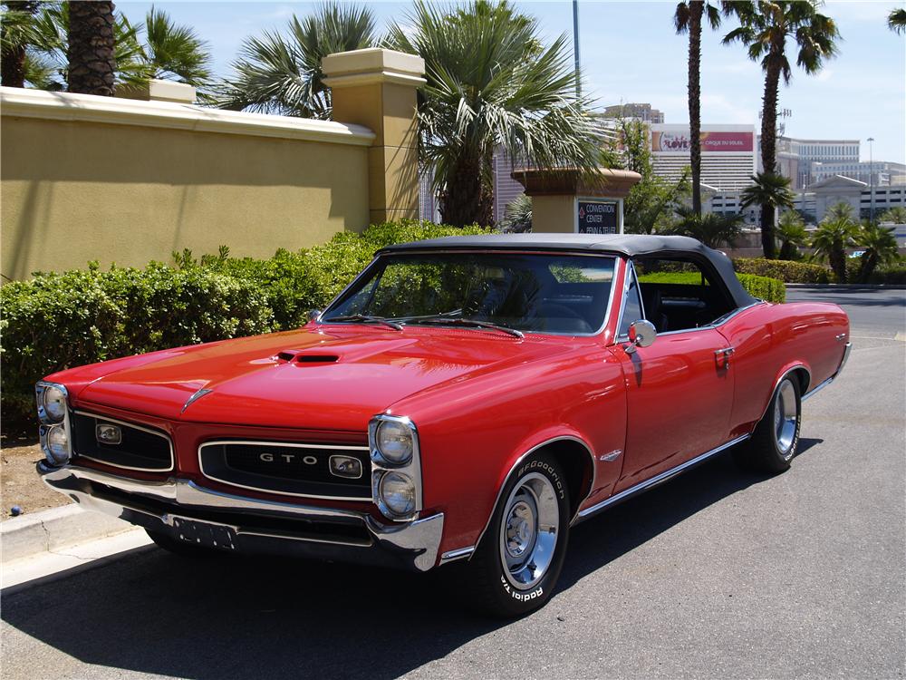 1966 PONTIAC GTO CONVERTIBLE