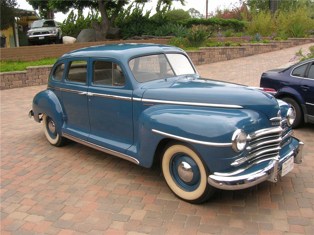 1946 PLYMOUTH DELUXE 4 DOOR SEDAN