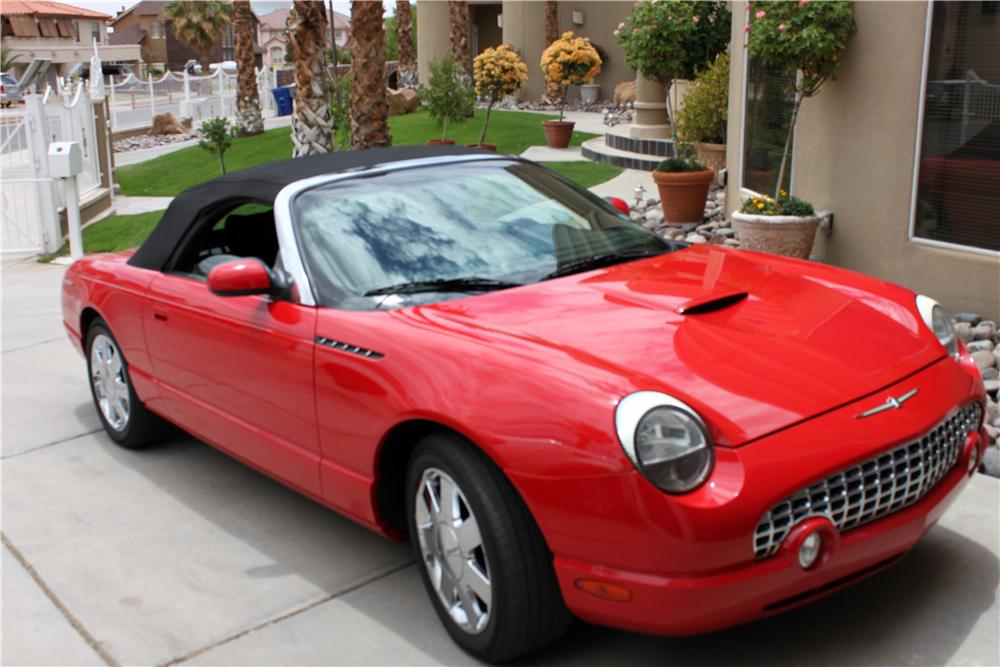 2002 FORD THUNDERBIRD CONVERTIBLE