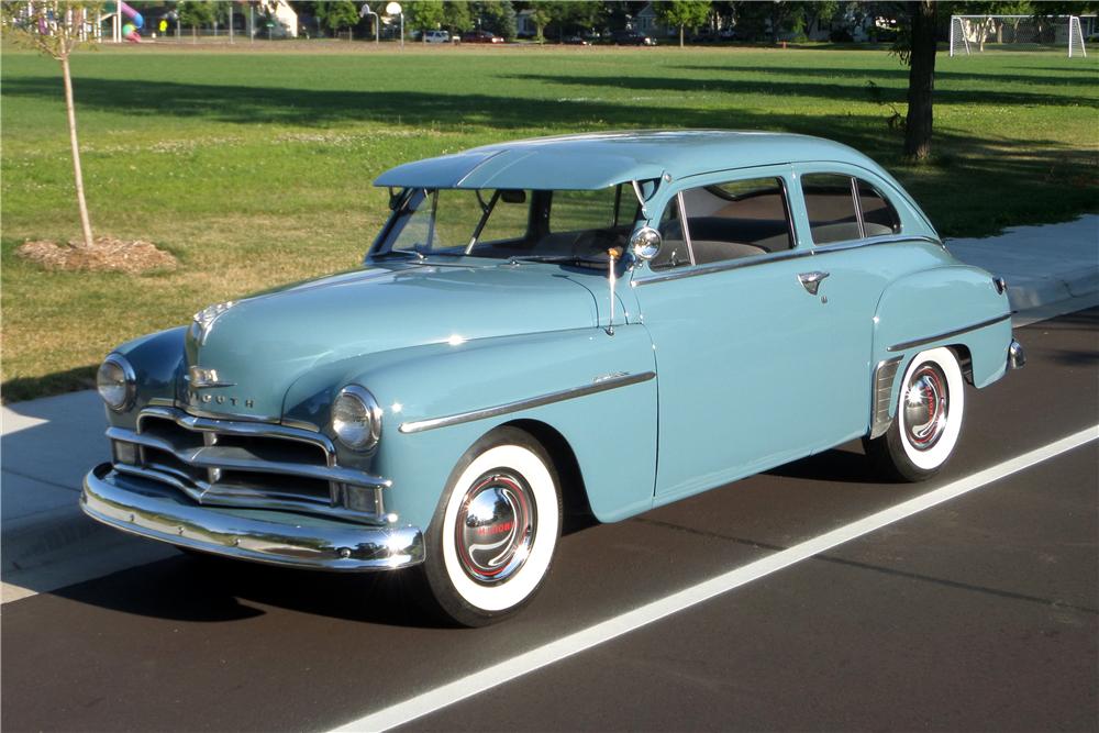 1950 PLYMOUTH DELUXE 2 DOOR SEDAN