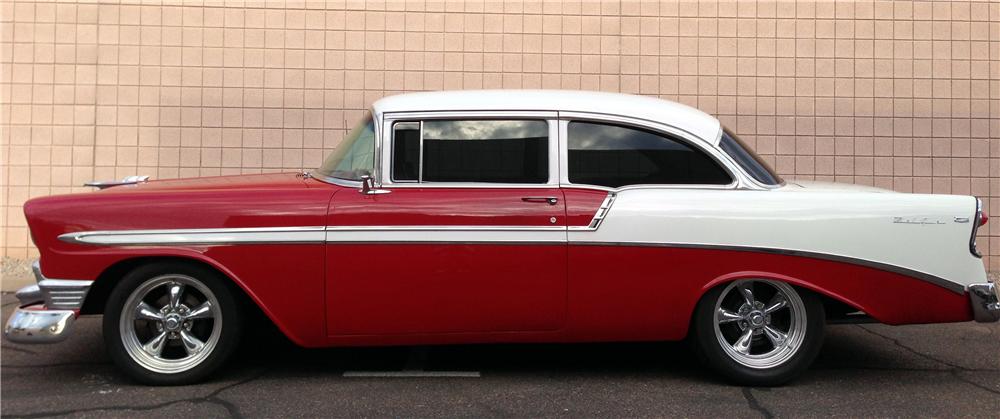 1956 CHEVROLET BEL AIR CUSTOM 2 DOOR SEDAN