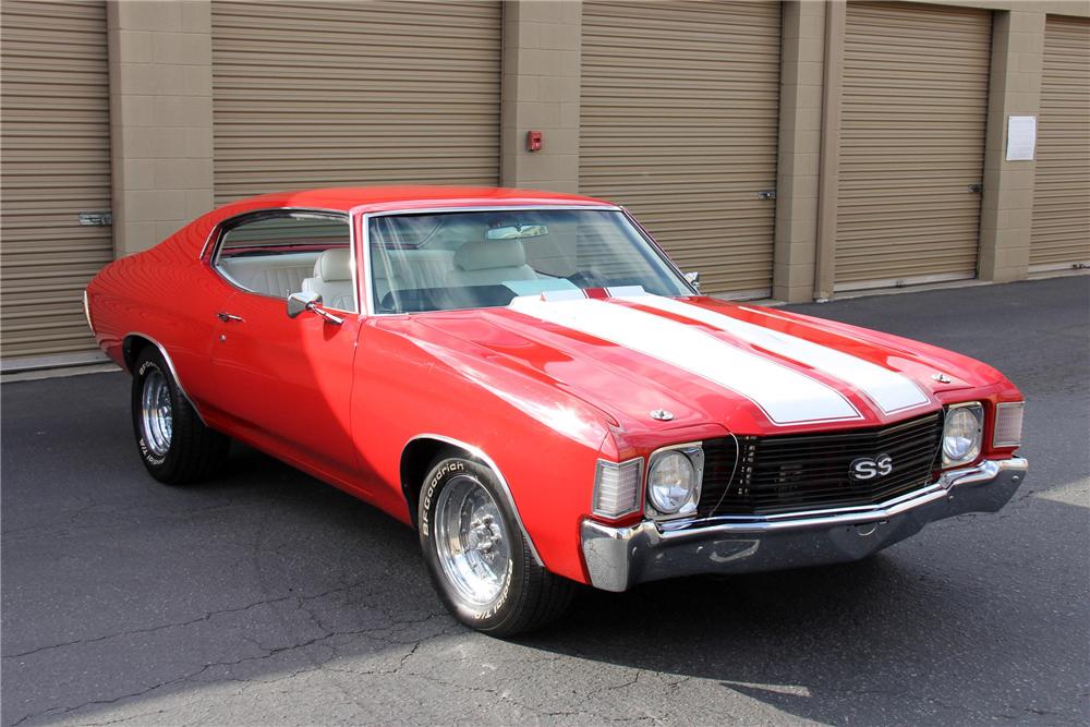 1972 CHEVROLET CHEVELLE CUSTOM 2 DOOR HARDTOP