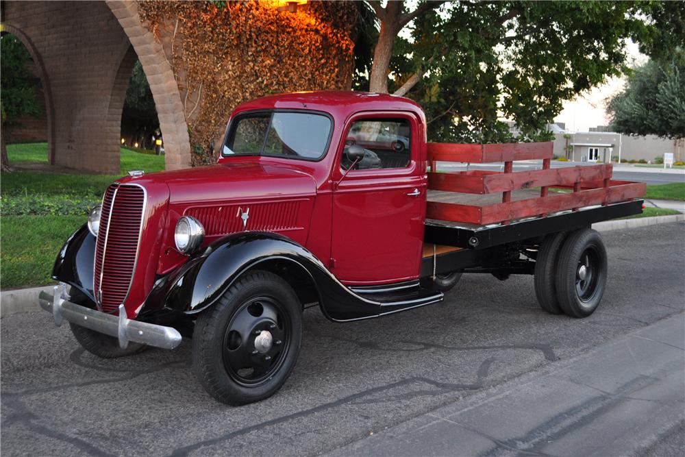 1937 FORD CUSTOM STAKE BED