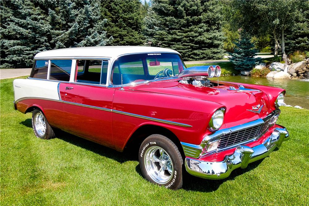 1956 CHEVROLET 210 CUSTOM STATION WAGON