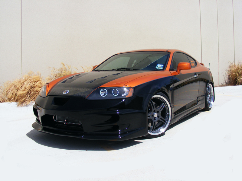 2004 HYUNDAI TIBURON GT CUSTOM 2 DOOR COUPE