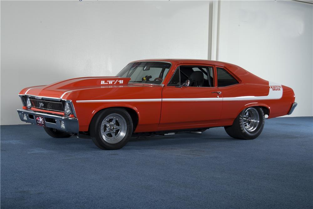 1970 CHEVROLET NOVA CUSTOM 2 DOOR HARDTOP