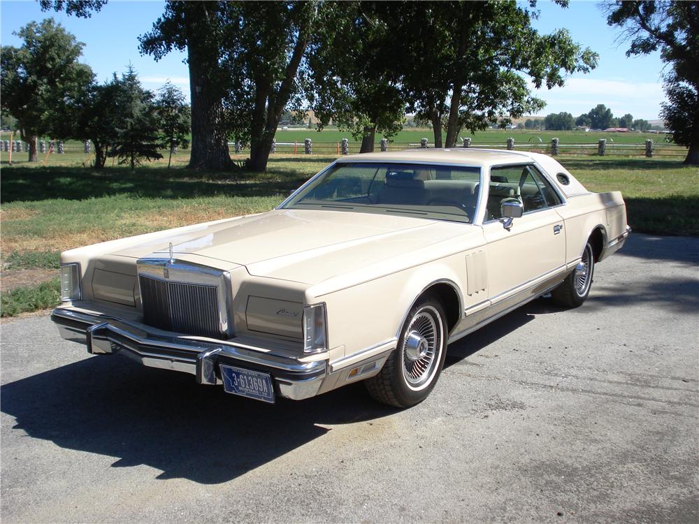 1978 LINCOLN CONTINENTAL MARK V 2 DOOR CARTIER DESIGNER EDITION