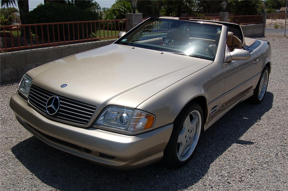 2001 MERCEDES-BENZ SL500 CONVERTIBLE