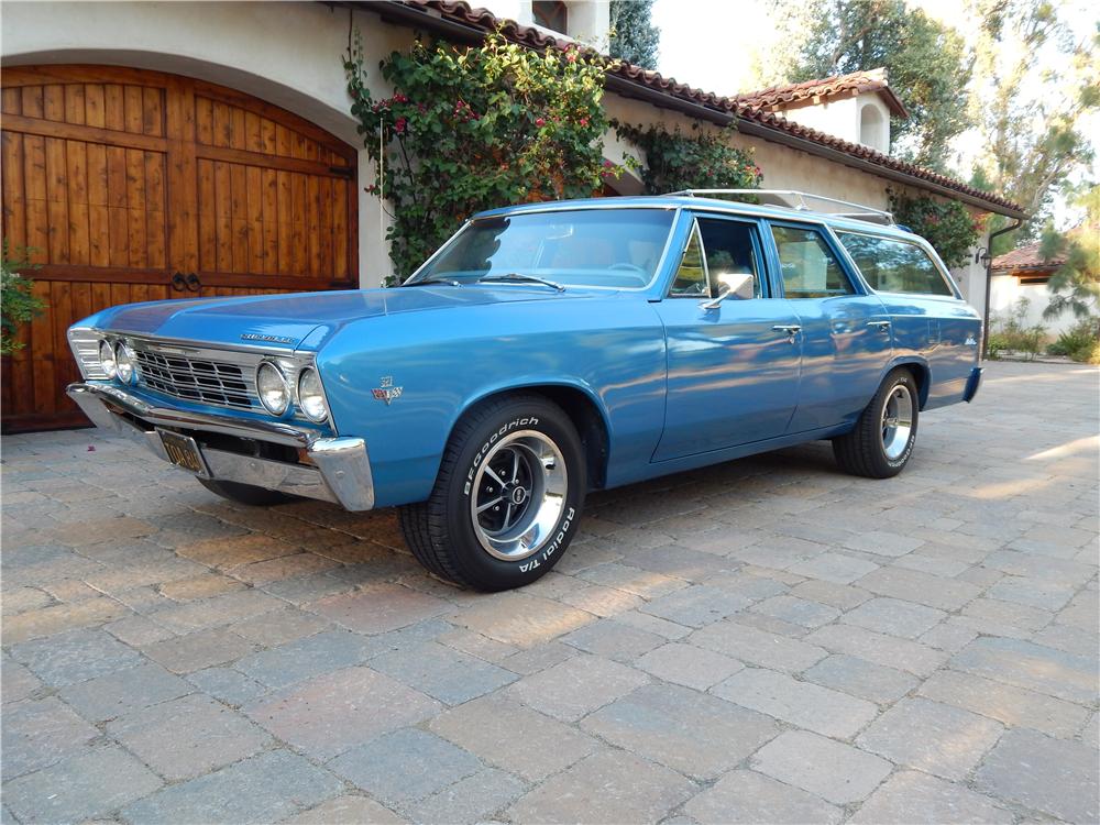 1967 CHEVROLET MALIBU STATION WAGON