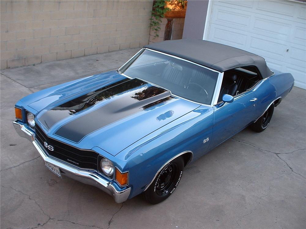 1972 CHEVROLET CHEVELLE MALIBU CUSTOM CONVERTIBLE