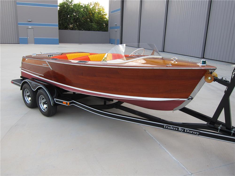 1956 CORRECT CRAFT COLLEGIAN WOOD BOAT