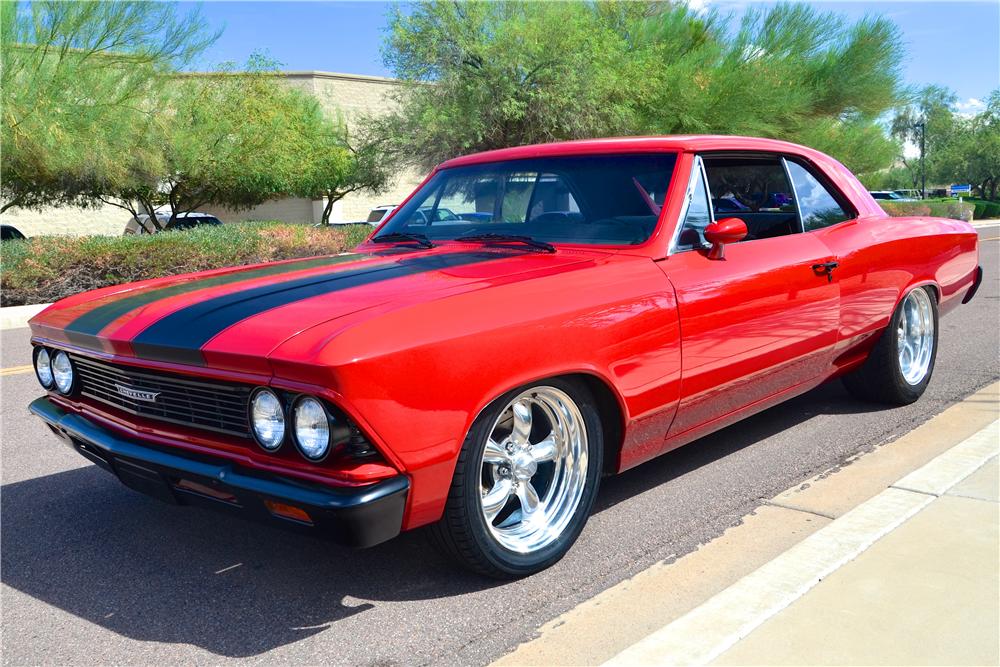 1966 CHEVROLET CHEVELLE MALIBU CUSTOM 2 DOOR COUPE