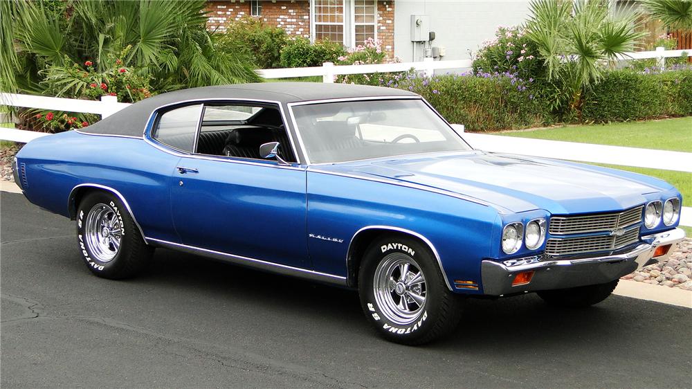 1970 CHEVROLET CHEVELLE MALIBU CUSTOM 2 DOOR HARDTOP