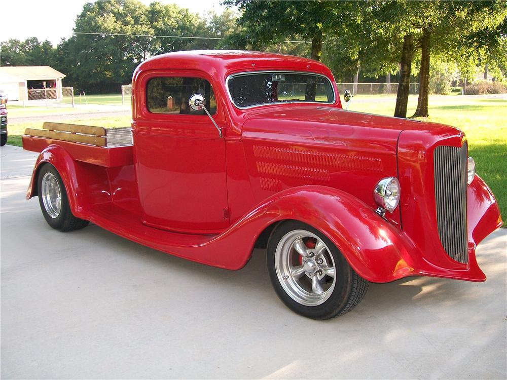 1936 FORD 3 WINDOW CUSTOM PICKUP