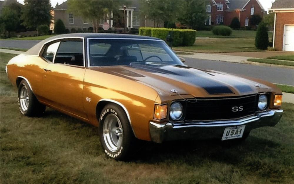 1972 CHEVROLET CHEVELLE MALIBU SS 2 DOOR COUPE