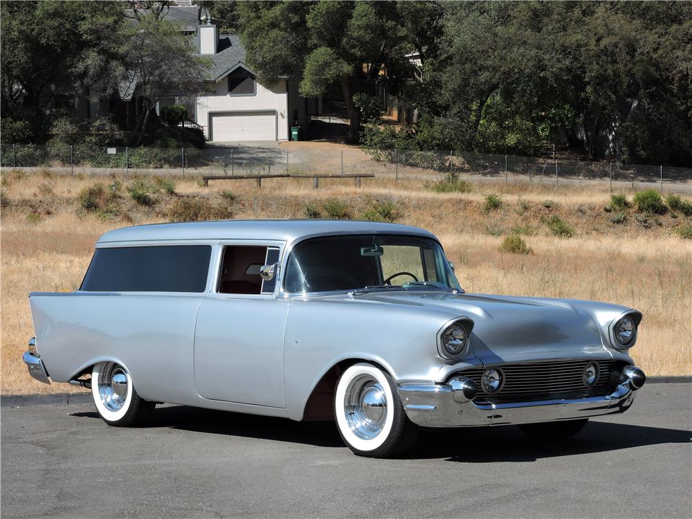 1957 CHEVROLET 210 CUSTOM 2 DOOR  WAGON